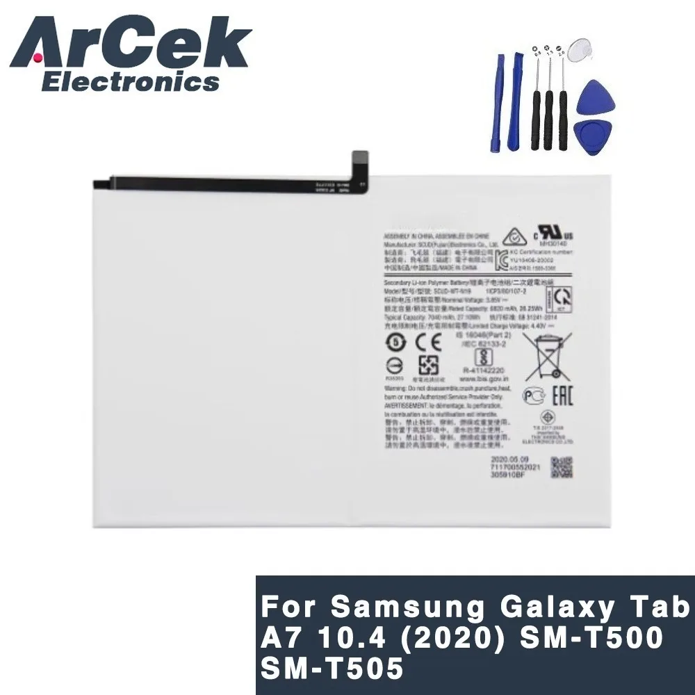 NEW SCUD-WT-N19 Replacement Battery for Samsung Galaxy Tab A7 10.4 (2020) SM-T500 SM-T505 T505N Repair Part Tablet