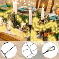 LED Cluster Firecracker String Lights 6M-75M Christmas Garland Fairy Lights for Garden Wedding Party Xmas Tree Decor Lamp 2