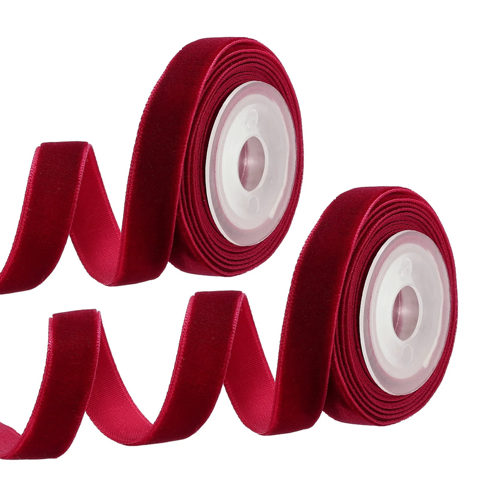 2/3 шт. бархатные ленты, односторонние винтажные бархатные ленты, катушка, идеально подходит для декора подарка, упаковка своими руками, ремесло 0,35 дюйма x 2,18 ярда