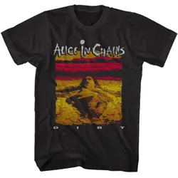 Alice in Chains Dirt Album Men's T-Shirt Alt Rock Metal Cover Art Concert Merch