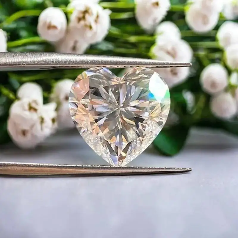 JOIAS HOME Superweißer loser Moissanit-Diamant Rund / Oval / Birnenförmig / Radiant / Smaragd / Herz / Princess / Cushion / Asscher – Detail 8