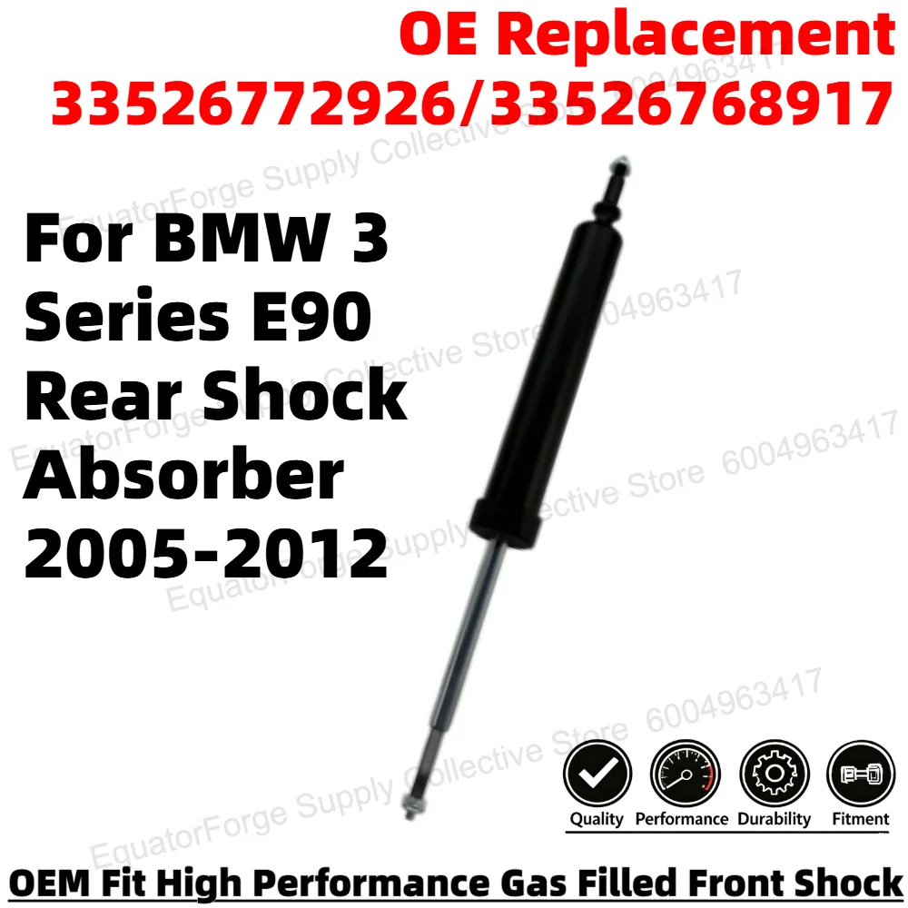 

High Performance Durable Rear Shock Absorber for BMW 3 Series E90 Smooth Ride OE Replacement 33526772926/33526768917