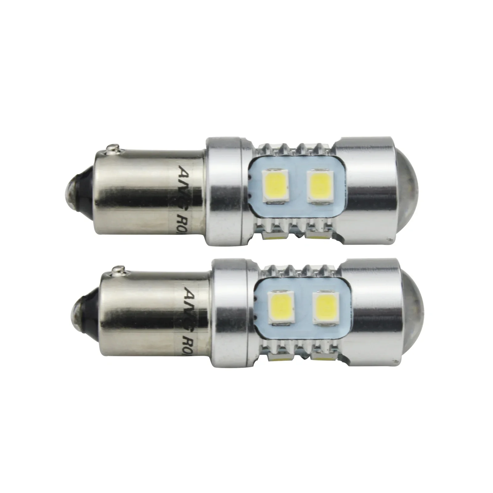 Picture 3: 2x BAY9s 435 H21W White 10 SMD 2835 LED Car Headlight DRL Sidelight Indicator Reverse Backup Daytime Running Light Bulbs