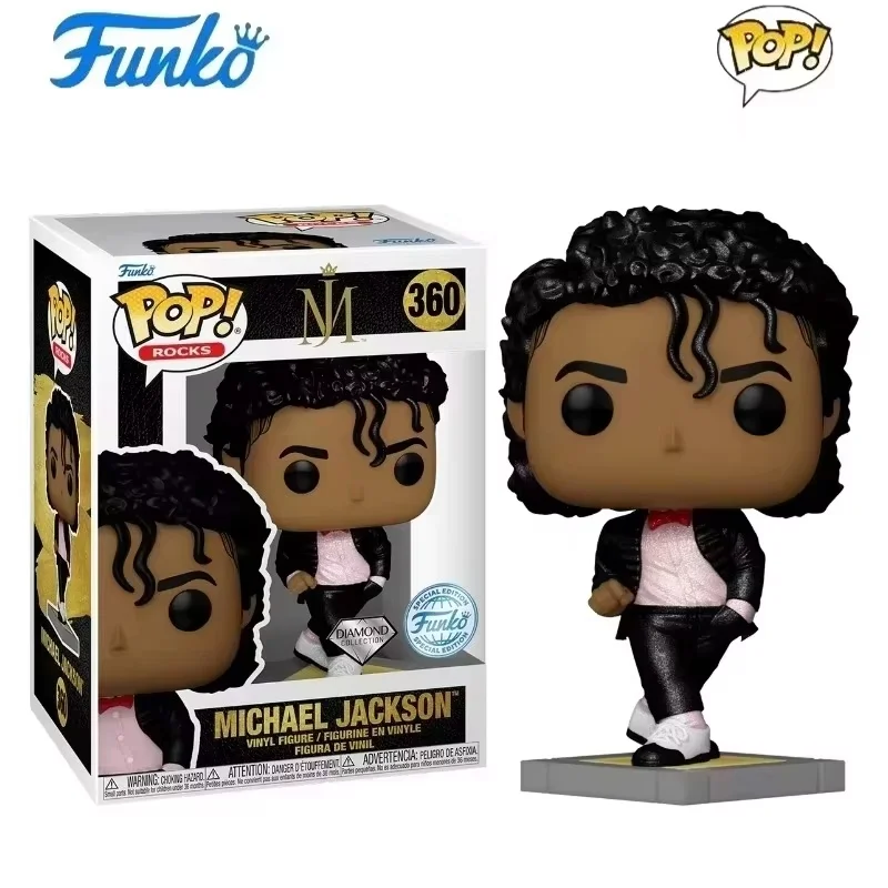 Funko Pop American Rock Singer Michael Jackson Peripheral Handicraft Toy Tabletop Ornaments Figure Commemorative Gifts