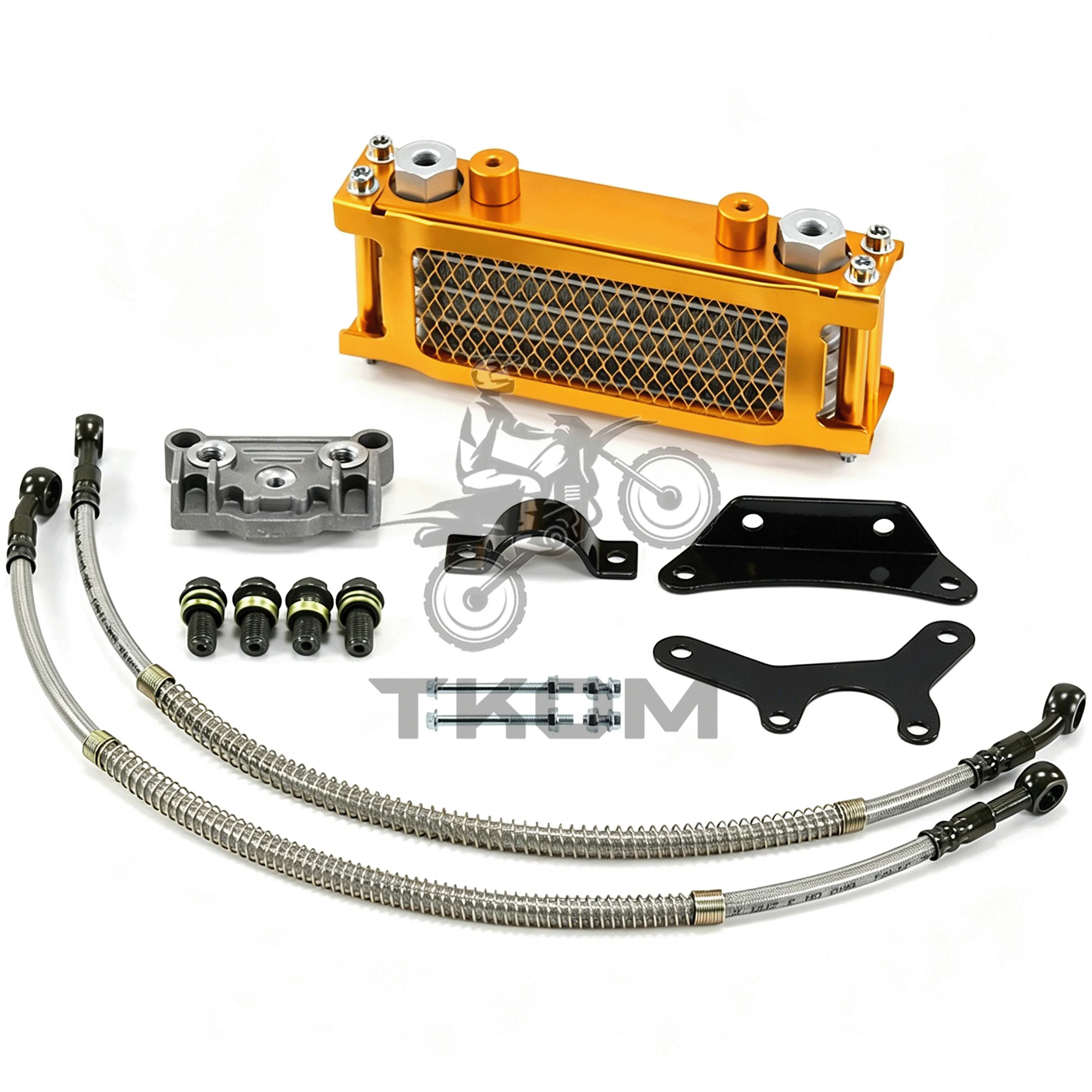 

Off-road Motorcyeles Monkey Bike Oil Cooler Aluminum Alloy Radiator for Honda Z50 50-160cc Motor