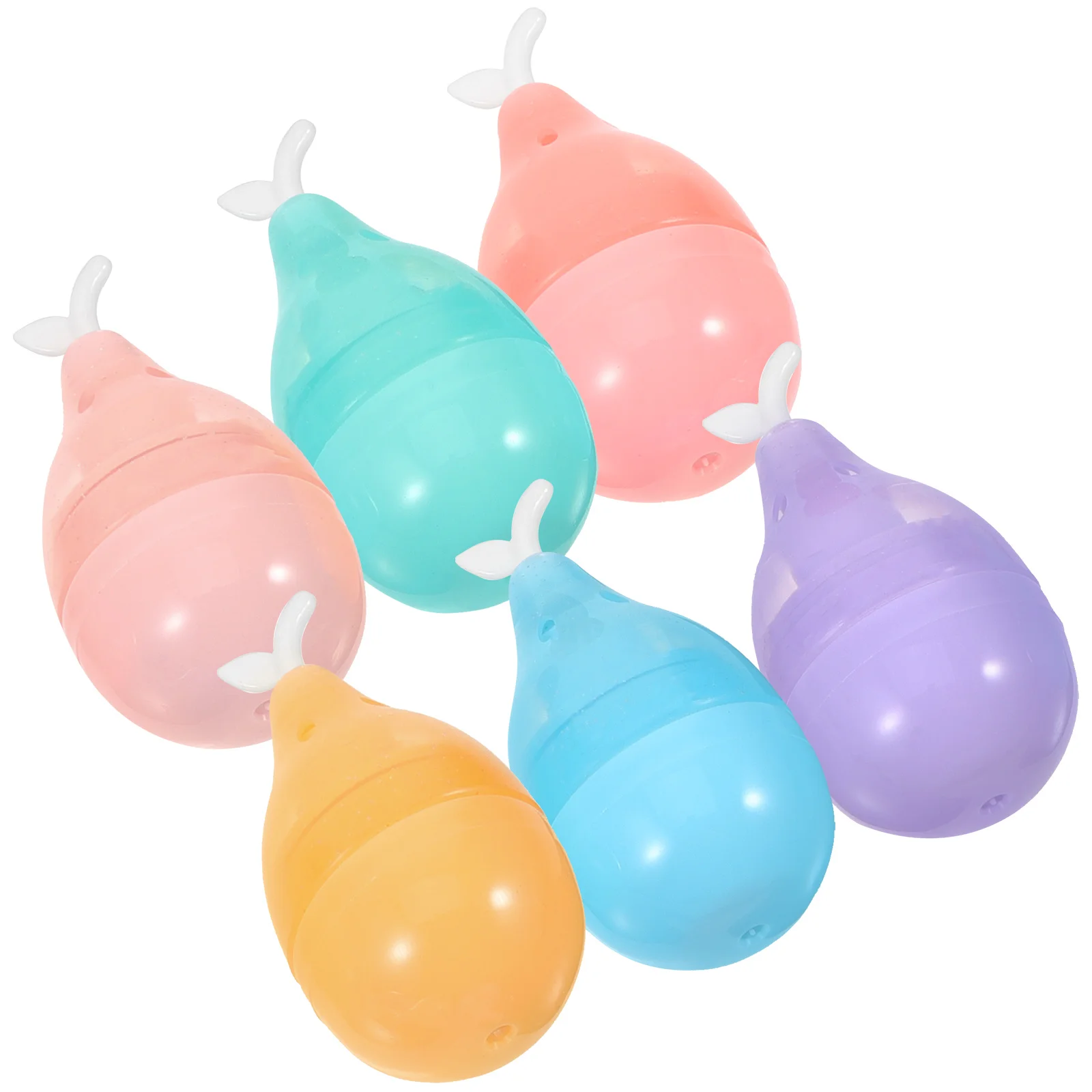 

6 Pcs Oblique Head Highlighter Student Use Cartoon Markers Pen Plastic Highlighters Pencil