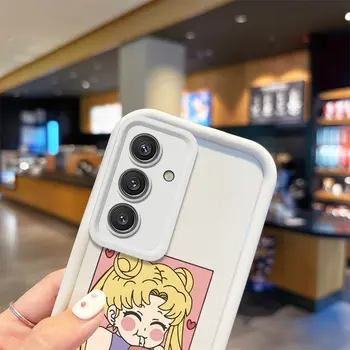 Krásný kryt s motivem Sailors Moons pro Samsung Galaxy A35 A34 A33 A32 5G A31 A30 A24 A23 A22 A13 A12 A05 A03 nárazuvzdorný kryt 10 nejlepší prodej Flipové pouzdro Sailor Moon pro Samsung Galaxy Z - №5