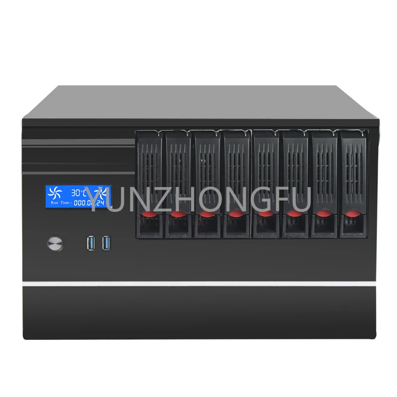 Hot Sale Mini Nas 8 Bays Nas Case NAS Cloud Storage Server Case