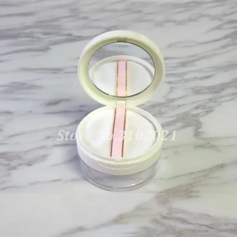 10/20/30pcs/lot 20g Empty Cosmetic Loose Powder Case Box & Sifter Puff mirror DIY Plastic Makeup Powder Compact Jar Pot Bottle