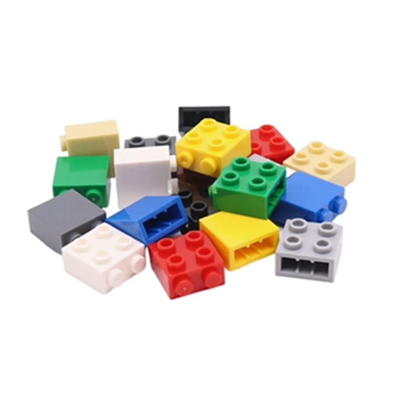 20pcs compatible with 228851x2x1 2/3 single-sided building blocks with screws, DIY inspired assembly of creative toys