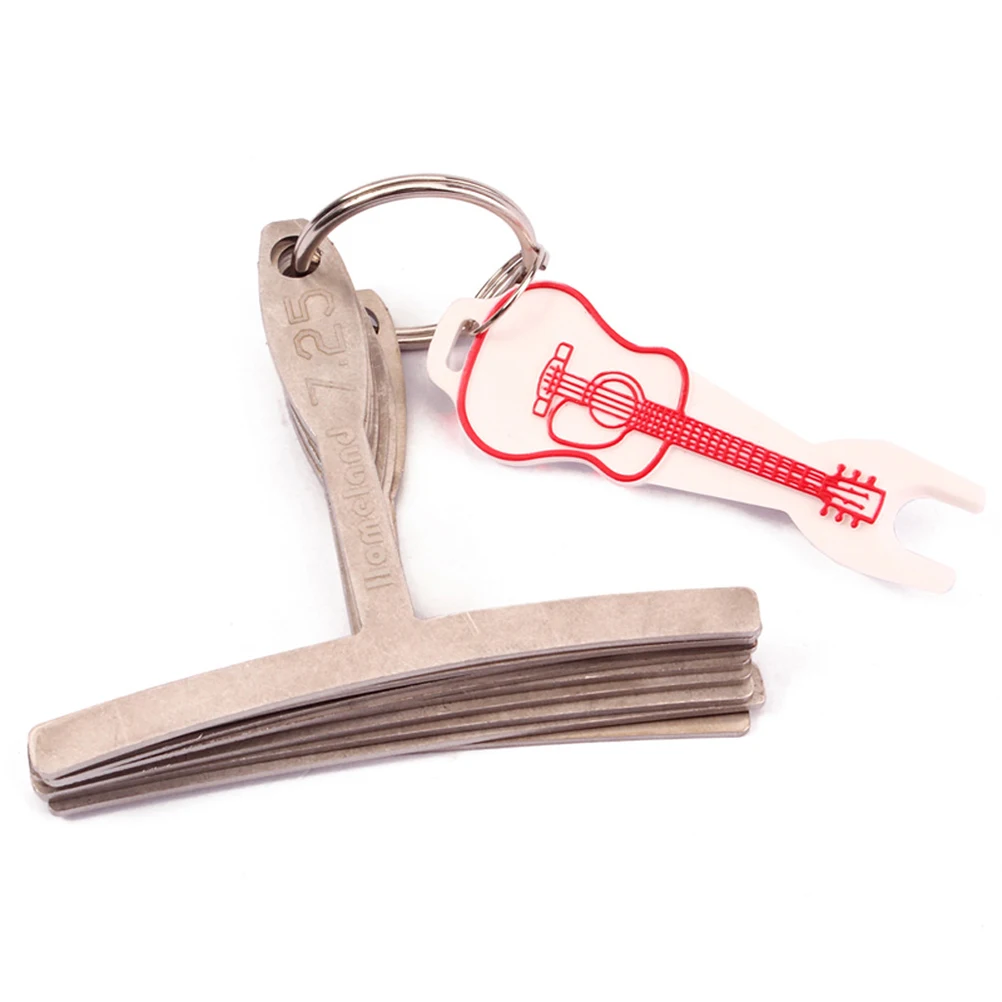 

9 Pcs Guitar Radius Gauge 7.25-20 Inch Fretboard Bridge Bass Luthier Tool Durable Engraved Acoustic Electric Setup Guitar Care