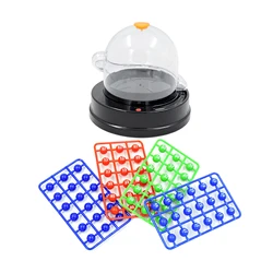 Electric Fortunate Number Picker Raffle Balls Machine Mini Lottery Machine Bingo  Game Machine for Nightclub Carnivals Cafe KTV