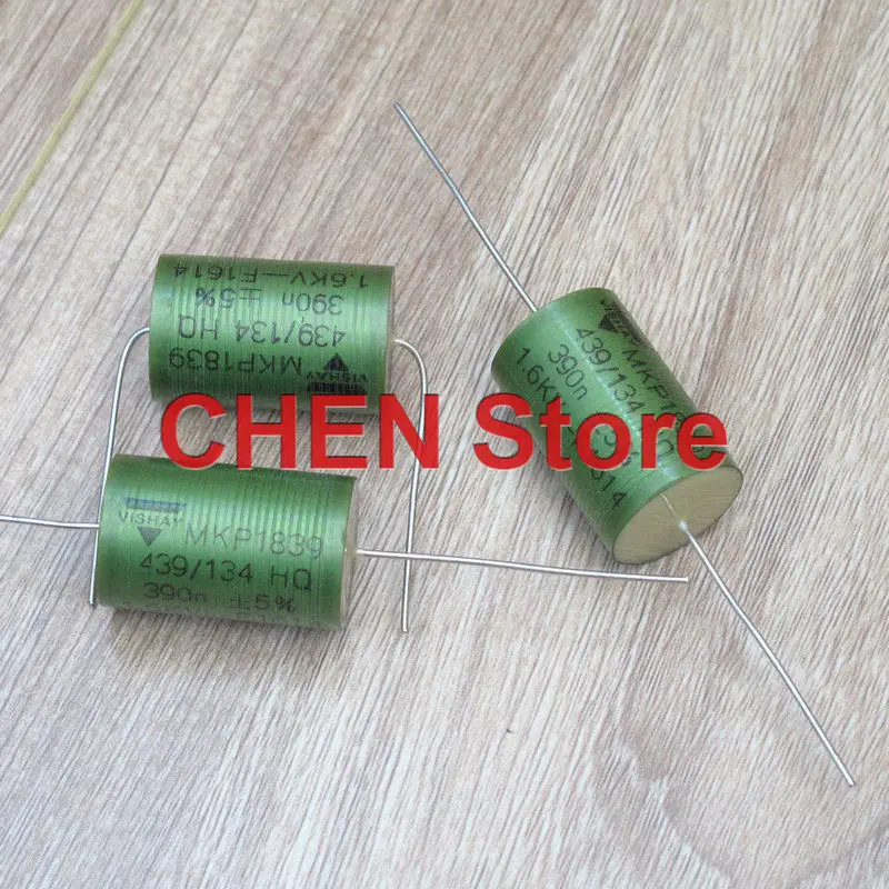 4PCS/10PCS Original VISHAY ERO MKP1839 1600V 0.39UF 21X31MM MKP 390NF 1.6KV Audio axial capacitor free shipping