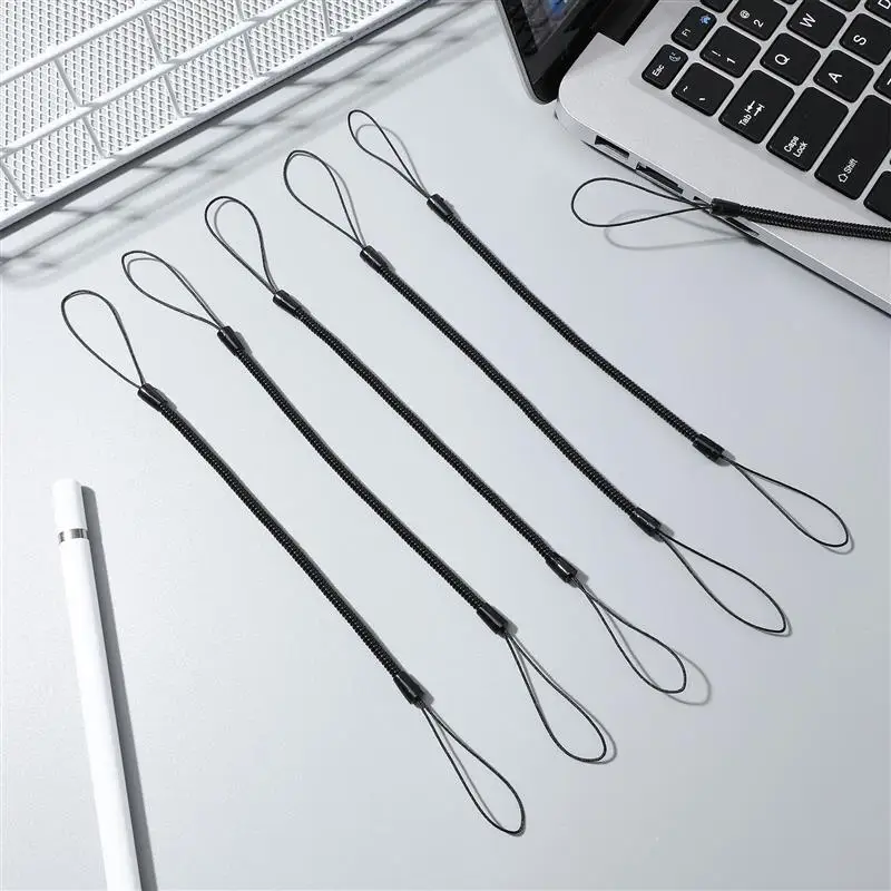 8 pcs Tablet Stylus Ropes Anti-Lost Stylus Retractable Cords Spring Coil Tether Ropes Hanging Rope Spring Coil Tether Lanyard - Image 6
