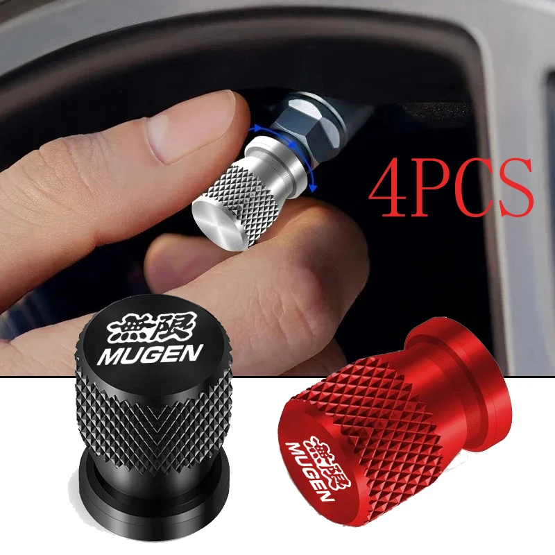 

Caps Tyre Stem Covers Airdust Waterproof For Honda Mugen CB400 CB650F CBF CBR250RR CRF SH300 NC750 Car Wheel Tire Valve