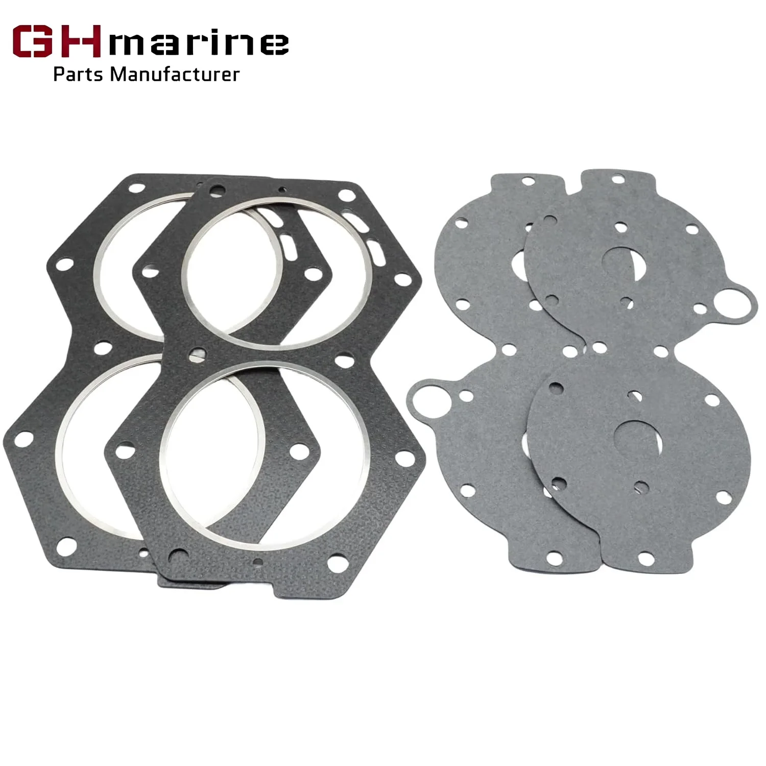 

318358 2 Sets of Head & Cover Gaskets for Johnson Evinrude V4 65 80 85 88 90 100 110 112 115 135 140 HP Outboard 0318358 18-2956