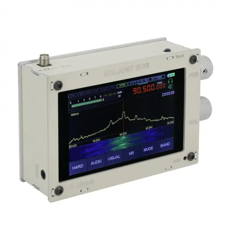 

NEW Hifi Audio 50KHz - 2GHZ MALAHIT SDR DSP SDR Receiver SDR Radio AM/SSB/NFM/WFM W/ Speaker 3.5" Screen