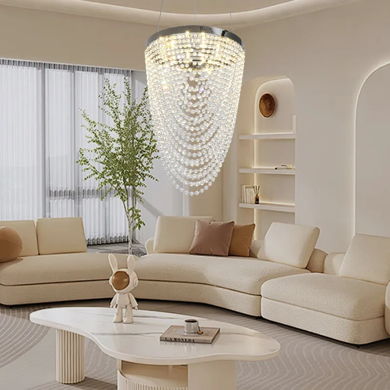 

Nordic light luxury, post-modern minimalist designer villas, model rooms, living rooms, dining rooms, ceiling lights