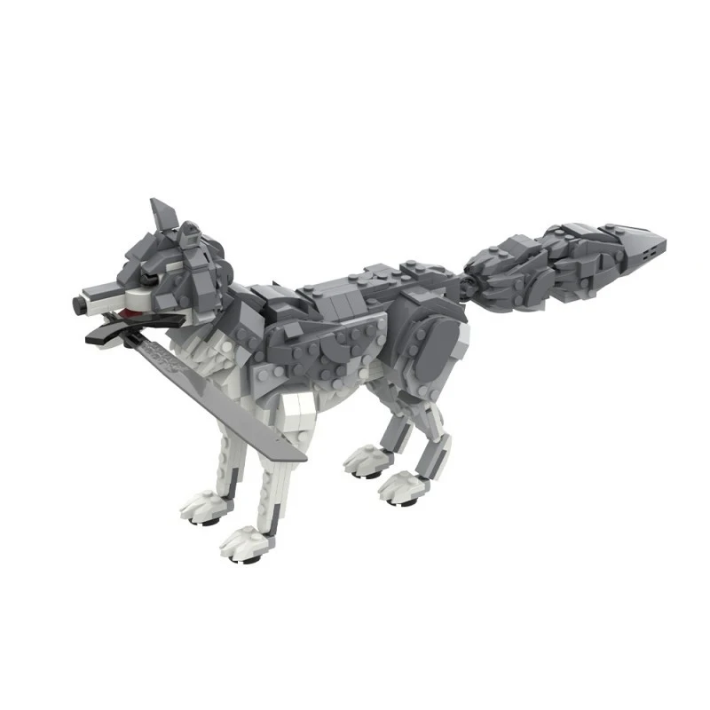 508pcs MOC Dark Souls Great Grey Wolf Sif Creator 3 1 Model Building Blocks Construction Toy Christmas Gifts DIY Creative Idea