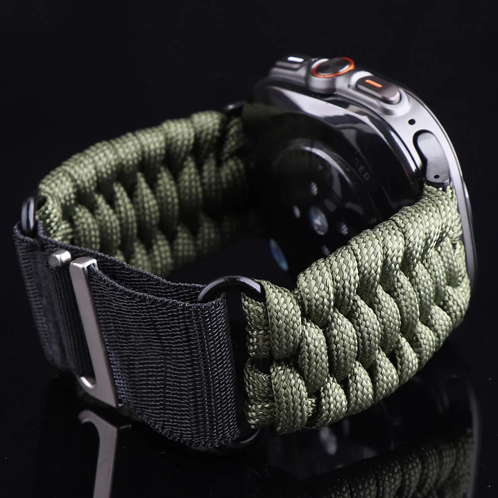 Outdoor Regenschirm Seil Schleife Band für Samsung Galaxy Uhr 8 8Classic Ultra 2 1 Armband Armband Galaxy 8 40mm 44mm 46mm 47MM