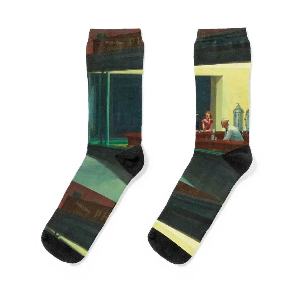 Subtly Ruined Nighthawks - Rubber Ducky Socks Soccer fashionable gifts bright garter Men's Socks Luxury Women's