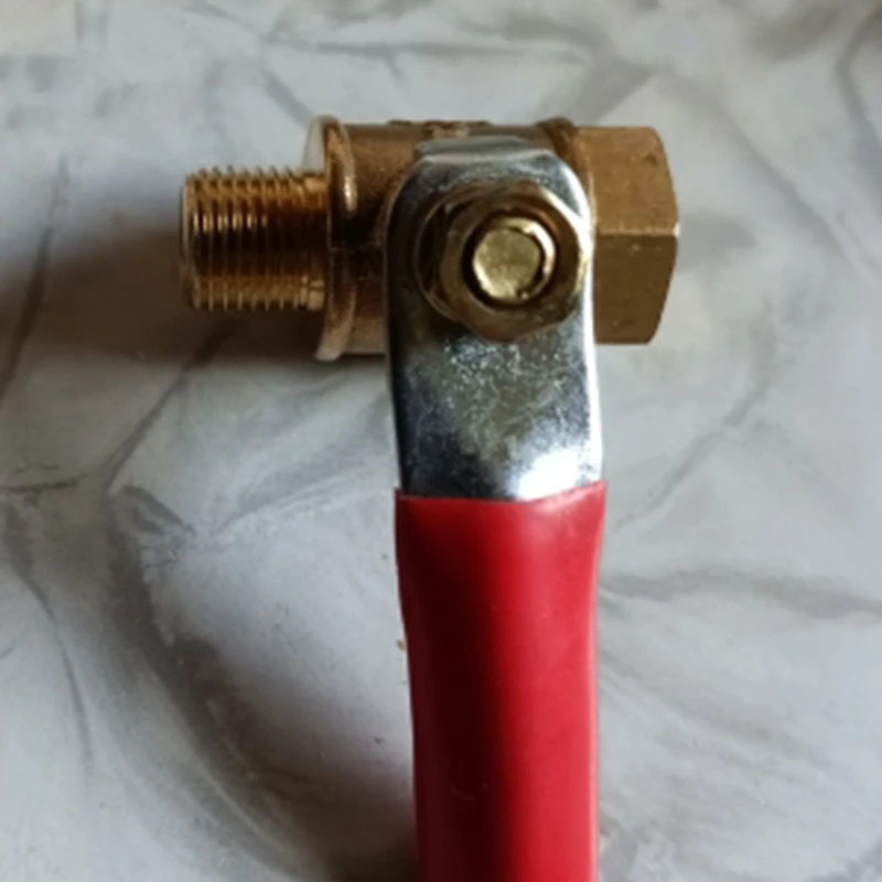 10 шт., латунный соединитель клапана с внутренней/наружной резьбой, медная труба, соединительный адаптер, 1/4 дюйма