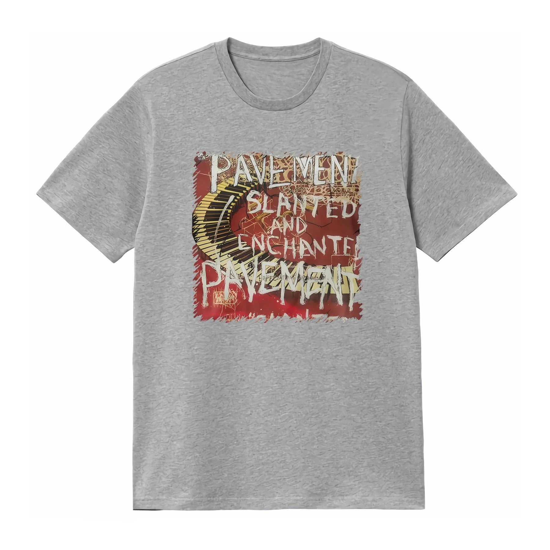 Pavement Slanted and Enchanted Album Stephen Malkmus Music Art Print Streetwear Men's Clothing Women's 2026 Summer T Shirt