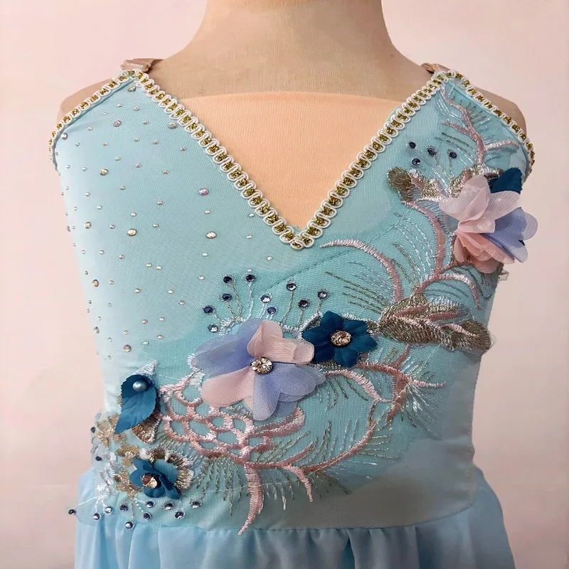 ملابس الباليه فتاة أزياء الباليه الجديدة والأطفال التنانير الشاش الجديدة ملابس الاطفال فتاة المهنية الباليه توتو فتاة اللباس