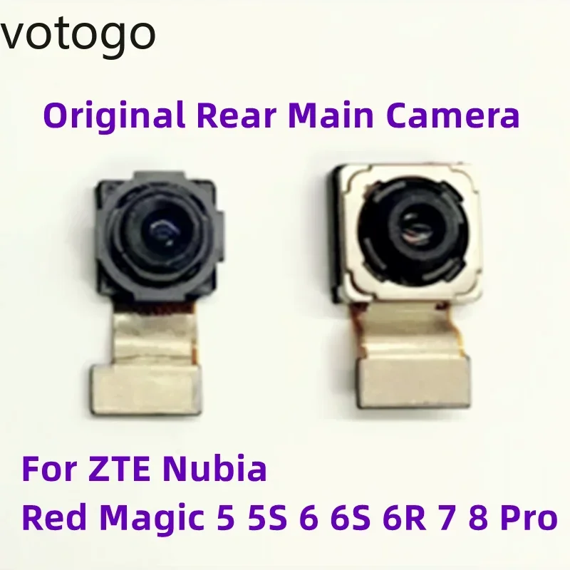 Original Rear Main Camera For ZTE Nubia Red Magic 3 3S 5G 5S 6 6S 6R 7 7S 8 8S 9 9S Pro+ Plus Back Big Module Flex Cable Replace