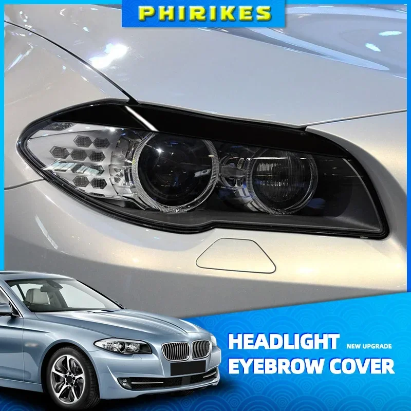 

Headlamp Eyebrow Cover For BMW 5 Series F10 F11 2011-2014 Carbon Fiber Headlight Eyebrow Eyelid Cover Trim