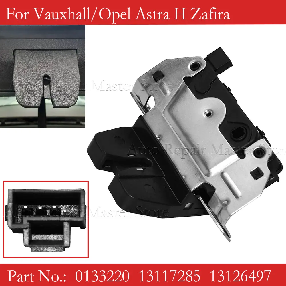 

13188851 0133220 для Vauxhall/Opel Astra H Zafira, привод защелки замка задней двери автомобиля, черный 13117285, аксессуары для автомобильных дверных замков