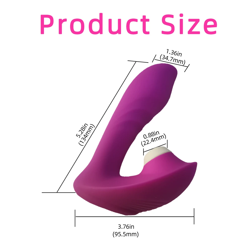 Vagina Sucking Vibrators 10 Speeds Dildo Oral Clit Nipple Clitoris Stimulator Sucker Vibrating Sex Toys for Woman Masturbation - view 6