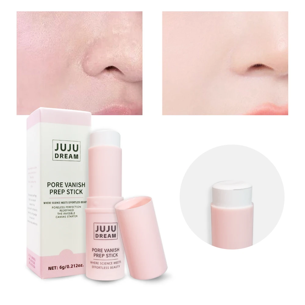 Barra de imprimación facial, barra borrosa de maquillaje de imprimación mate, imprimación hidratante, barra brillante para cubrir los poros, Control de aceite y ligero
