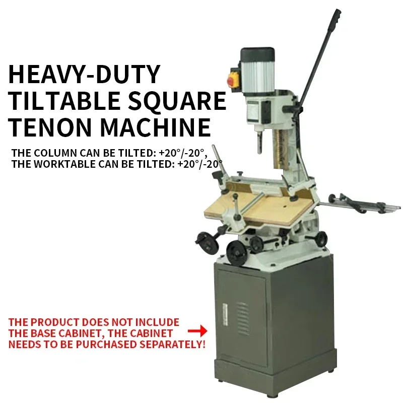 Heavy Tilting Square Tenoning Machine/MS3840TT/Floor Standing Swivel Head Morticer With Tilting Head And Tilting Working Table