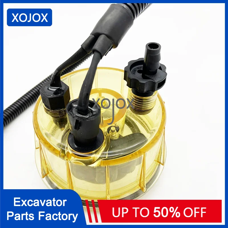 

XOJOX Excavator four wire oil water separator filter cup sensor water accumulation cup oil Cup