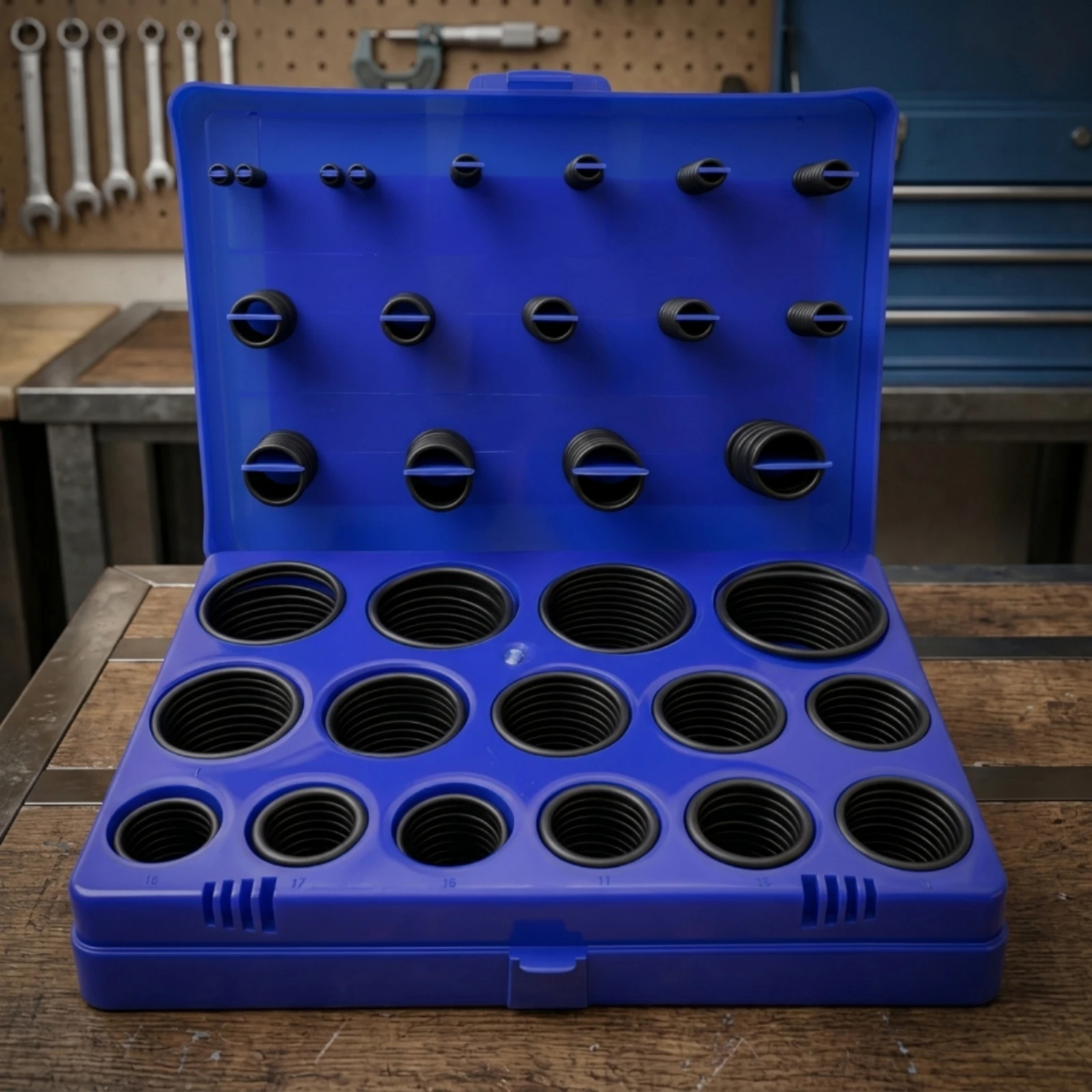 Afbeelding 3: O-Seal Assortimentset met opbergkoffer Buna-O-Seal Kit met opbergkoffer Zwart Waterdicht voor monteurs, machineherstel