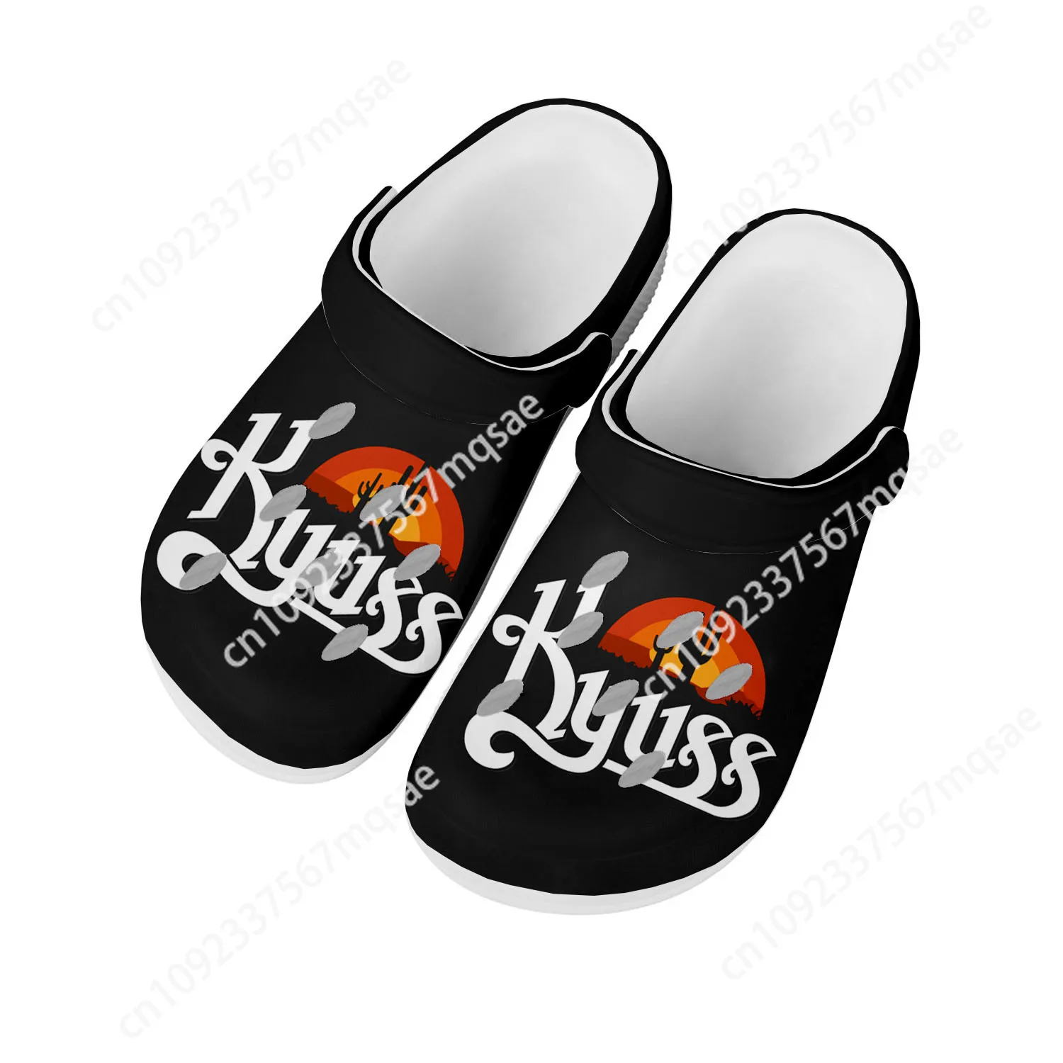 Kyuss Metal Rock Band Pop Home Clogs Custom Water Shoes Mens Womens Teenager Shoe Garden Clog Breathable Beach Hole Slippers