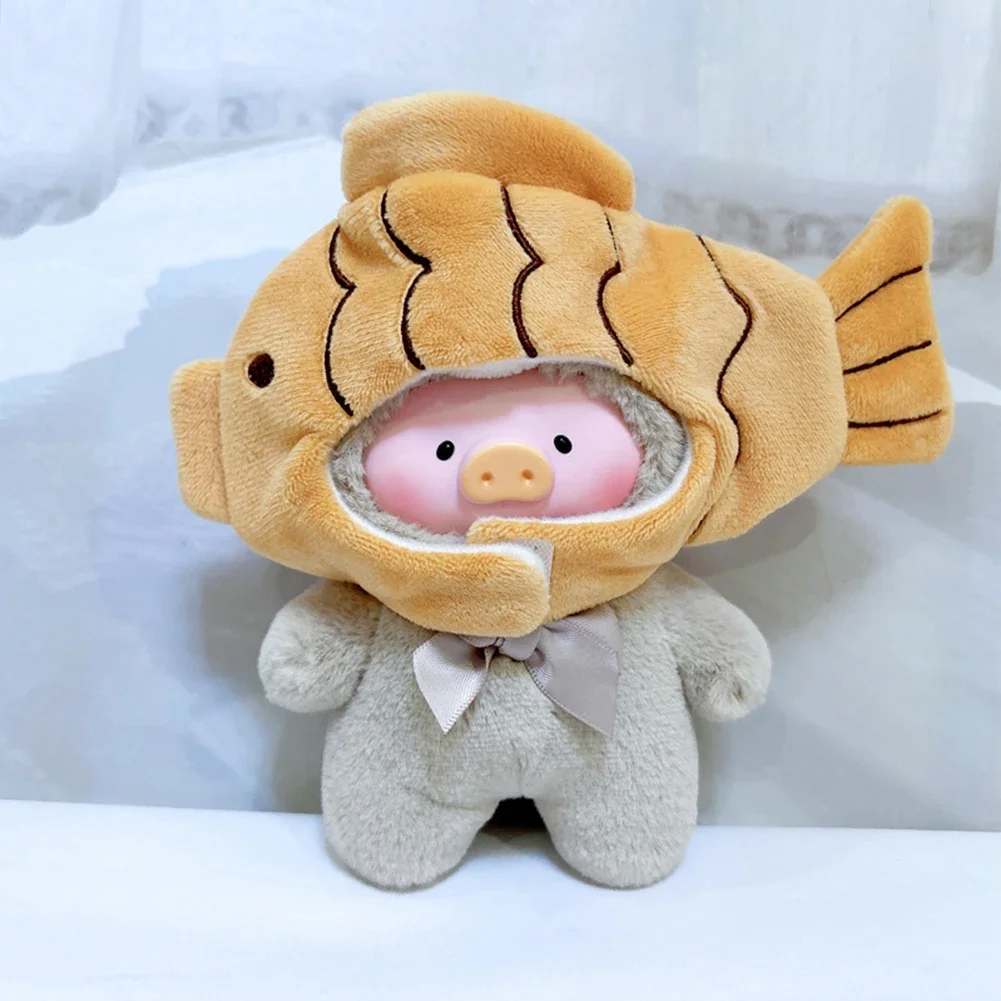 Cool Black Mask Headgear for Labubu 3.0 Ropa Dog Fish Rabbit Headgear Doll Accessories Suitable for V1/V2/V3 Labubu