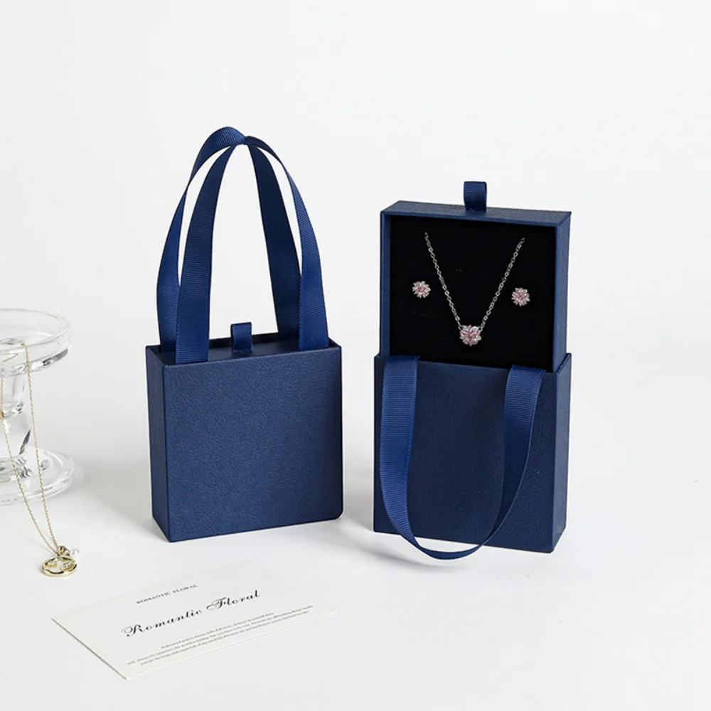 

Drawer Jewelry Box Soft Jewelry Packaging Box Handheld Jewelry Box Exquisite For Gifting Home Storage Valentine'S Day