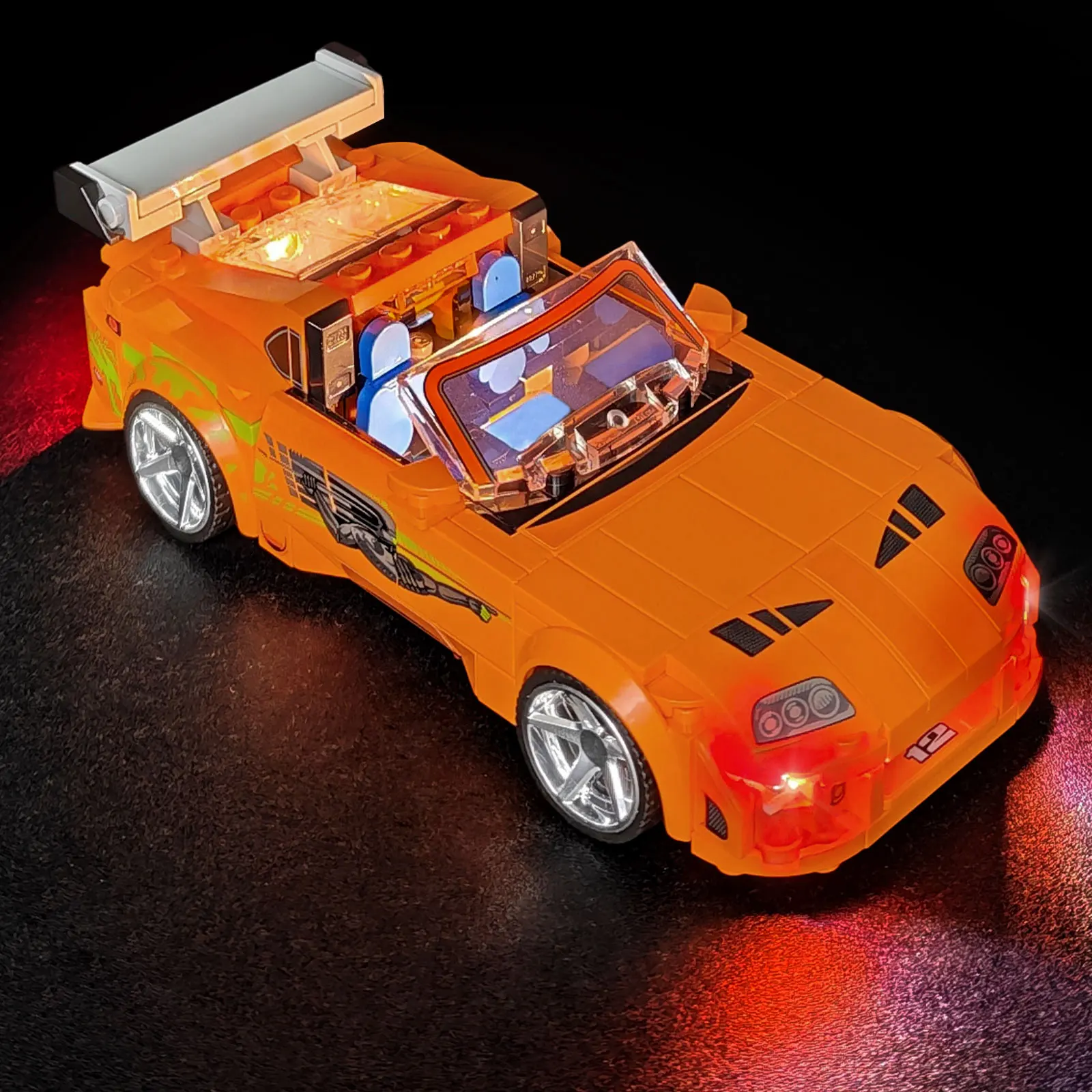 LED Lights Kit for Lego 77260,DIY Lights For The Fast and The Furious Toyota Supra MK4 MOC Building Blocks, Bricks Not Included