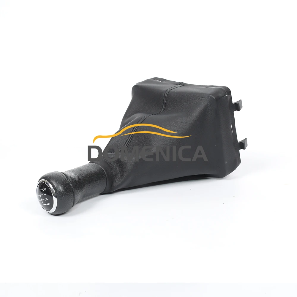 5-Gang-Schaltknauf für Volkswagen VW Polo 9N 9N2 (2002–2009), Auto-Styling, manueller Hebel, Gamasche, Leder-Kofferraumabdeckung, Ersatz – Detail 12