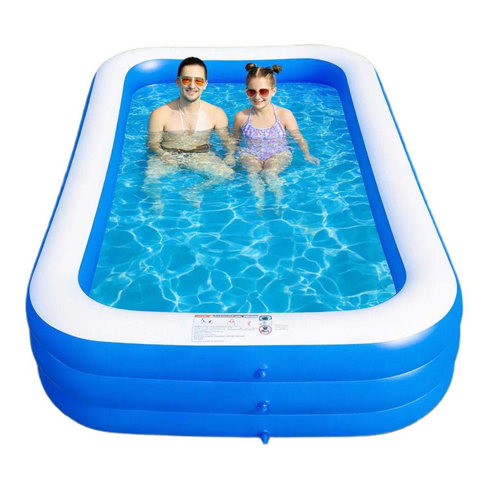 Pool Cover for Backyard Outdoor Use Silver-Coated 210D Oxford Cloth All Season Debris Blocking Rainproof Dustproof for UV