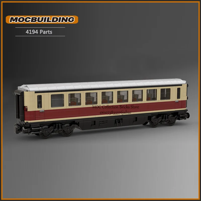 Rheingold Express MOC Building Blocks 7740 Reimagination High speed Technology Bricks DIY Assembled Transportation Toys Gifts