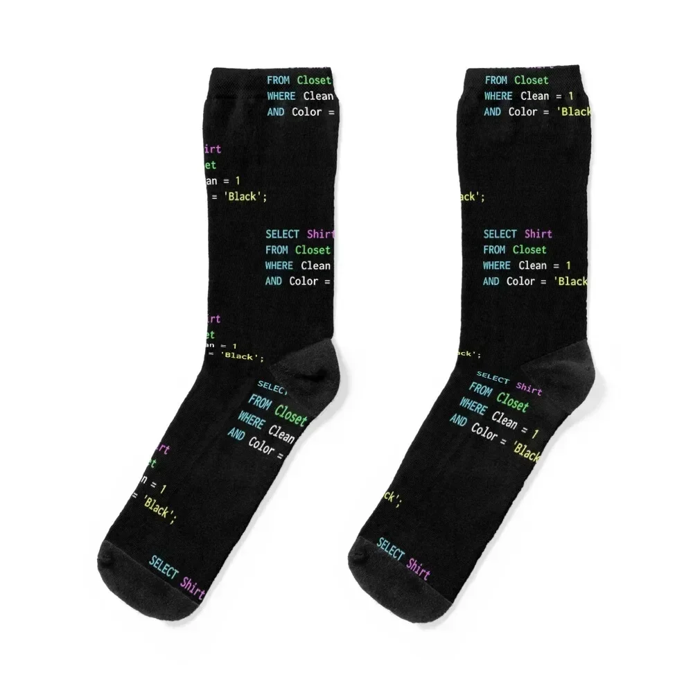 

Funny SQL design for SQL programmers, DBA, and DB admins Socks Thermal man winter Lots funny sock sheer Socks Women's Men's