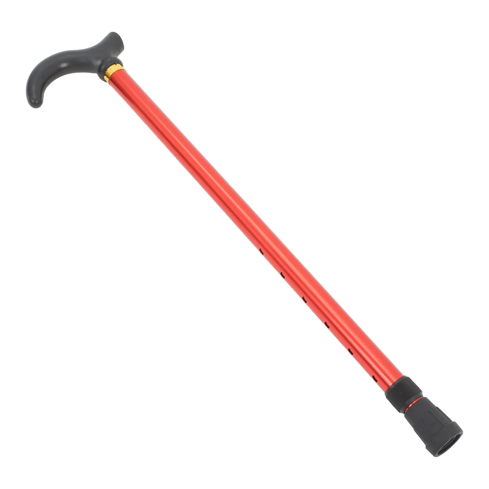 Aluminum Alloy 2 Section Adjustable Height Walking Cane Anti-Skid Retractable Walking Stick for Elderly Men Women Hiking