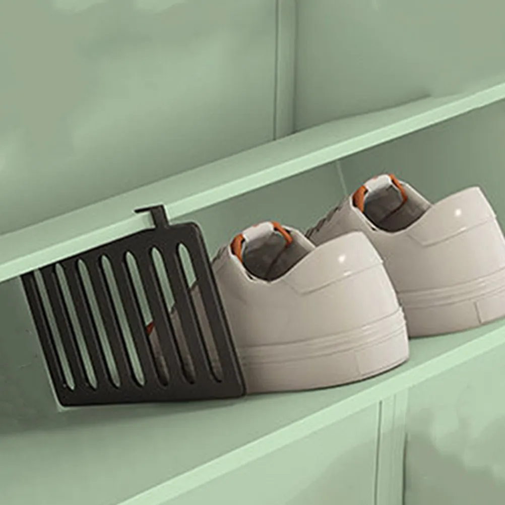 

2 шт. пластиковых разделителя для обувных полок, органайзер для шкафа, ограничитель от опрокидывания для обувного шкафа в прихожей, разделитель для полок