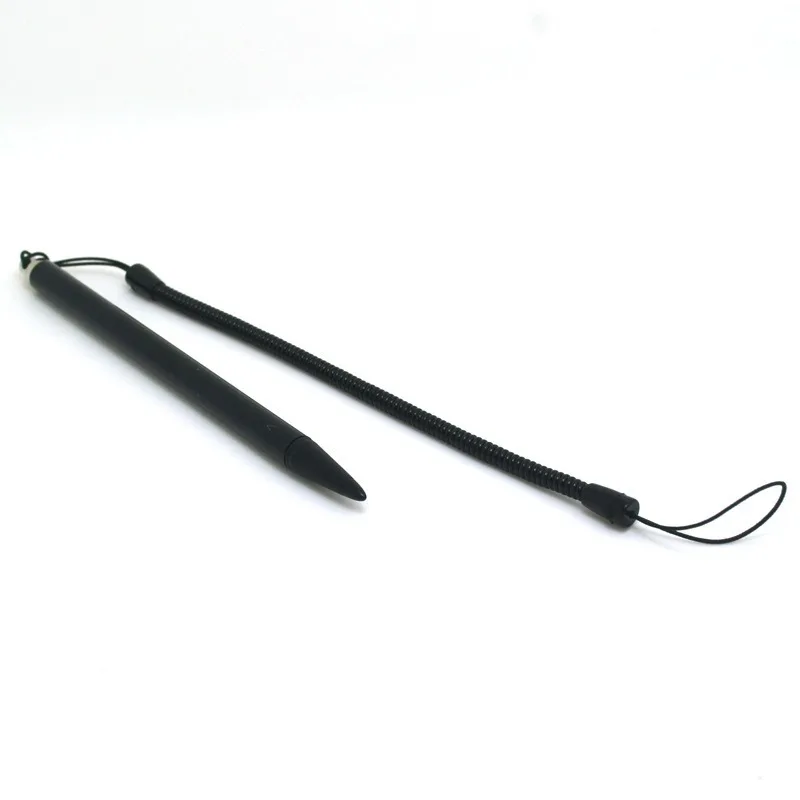 Resistive Touch Screen Stylus Pen for GPS Navigator Industrial Control POS Equipment, Aluminum + ABS, with Holder and Lanyard,