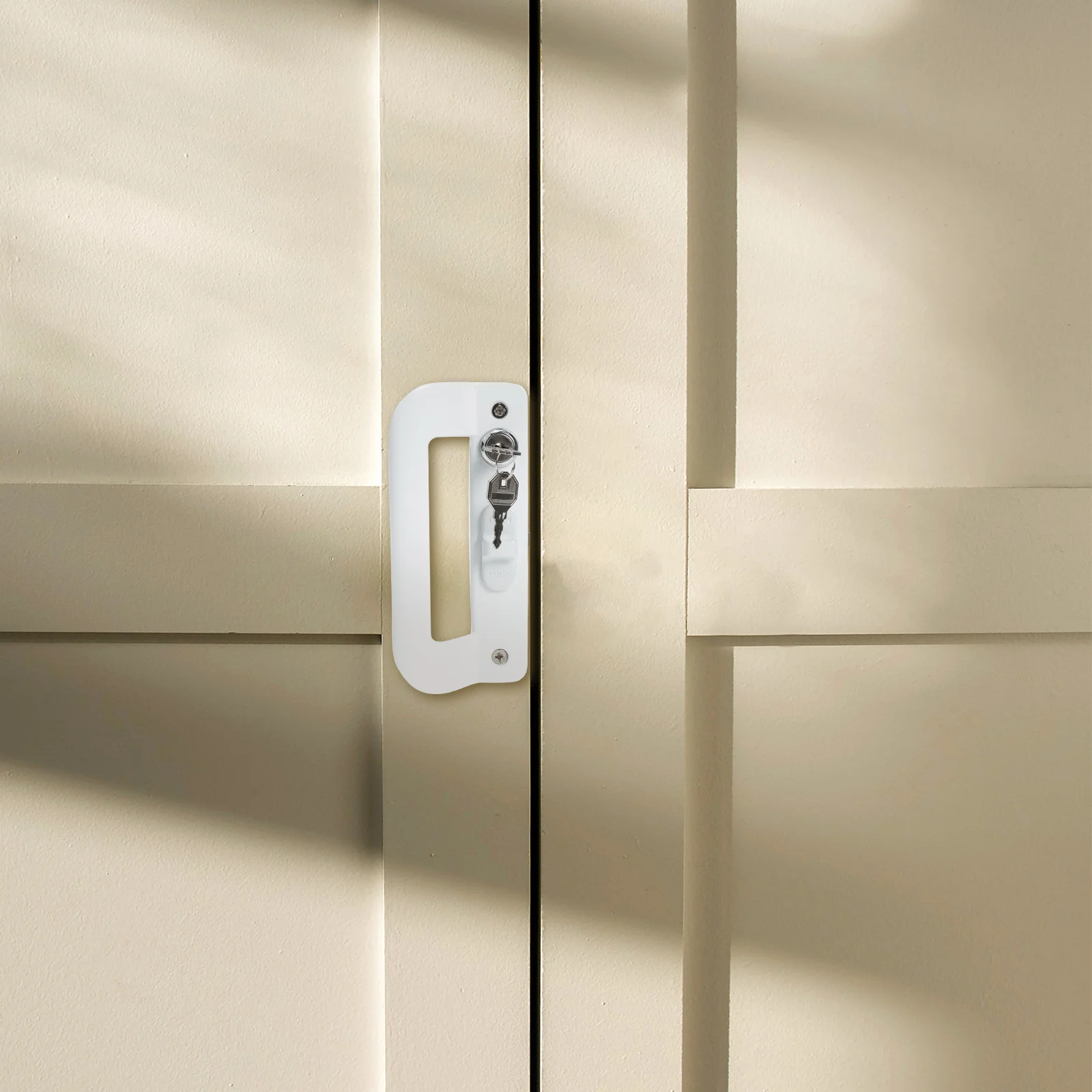 

Easy to Install Handle Door Handles Heavy Duty Sliding Locks Kits Aluminum Versatile