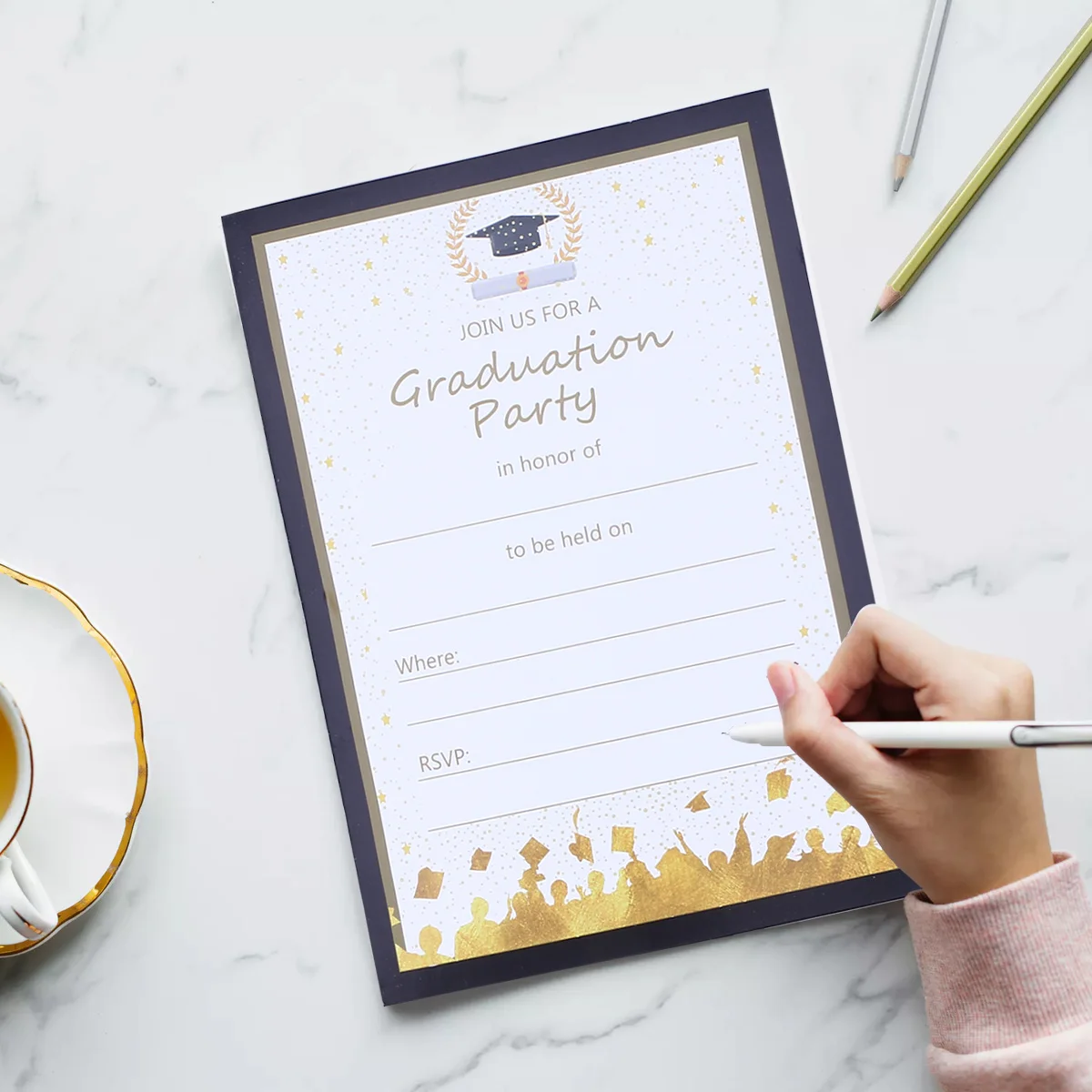 

48Pcs Graduation Party Cards Beautiful Decorations and Supplies for Memorable Celebration Graduation Party Favors