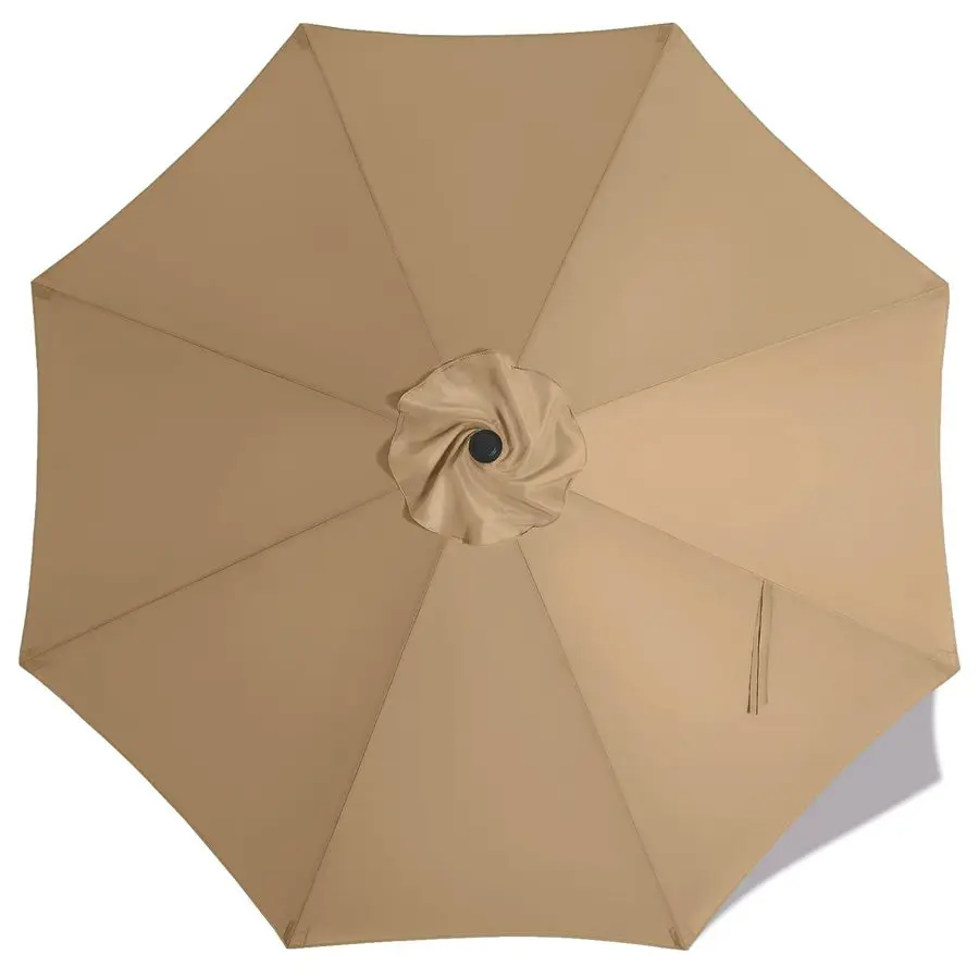 

Patio Umbrella 10ft Replacement Canopy for 8 RibsKhaki Canopy Only